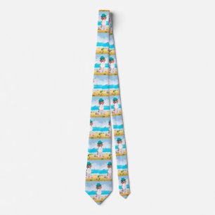 Beagle Dog On Beach Tie