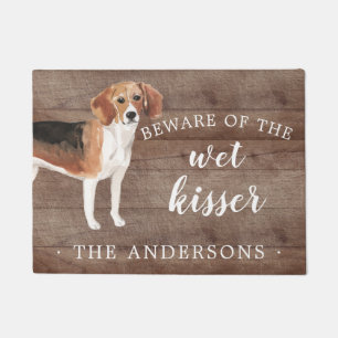 Beagle Dog Personalized Door Mat