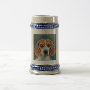 Beagle - Dog Portrait Beer Stein