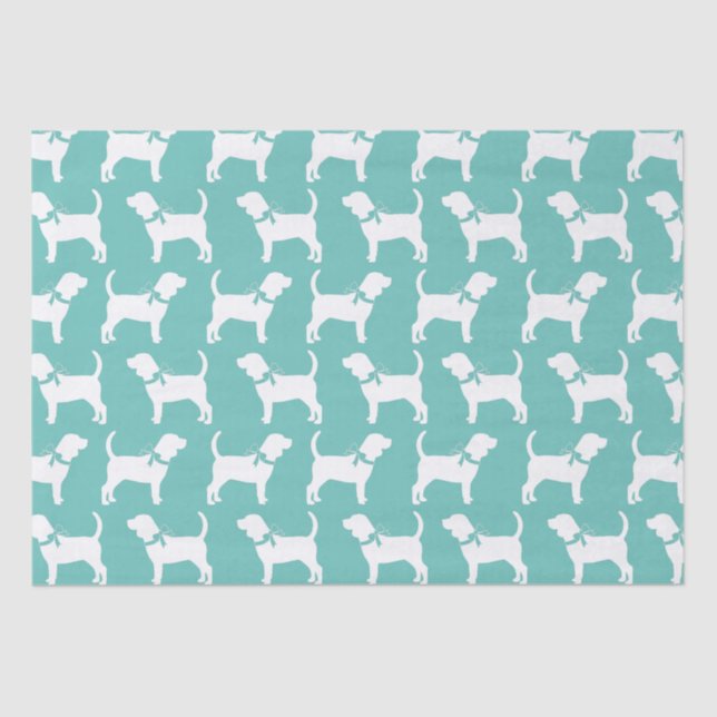 Beagle Dog Puppy Tissue Paper (Front)