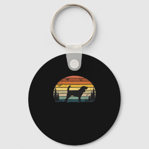 Beagle Dog Retro Vintage Classic T-Shirt Keychain