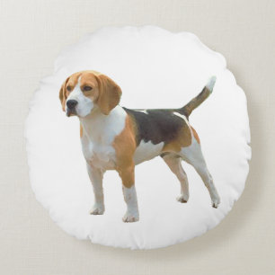 Beagle Dog Round Pillow