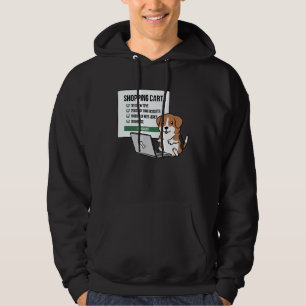 Beagle Dog Shopping Trolley Hoodie