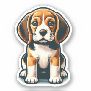 Beagle Dog Sticker