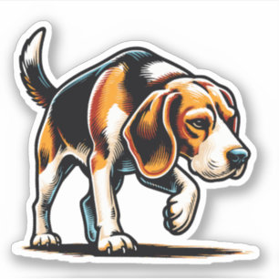 Beagle Dog Sticker