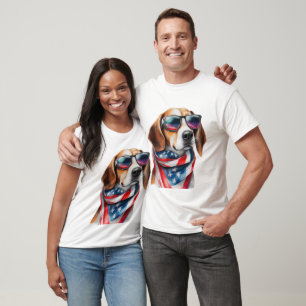 Beagle Dog Sublimation Watercolor T-Shirt