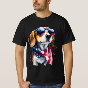 Beagle Dog Sublimation Watercolor T-Shirt