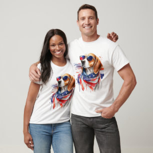 Beagle Dog Sublimation Watercolor t-shirt