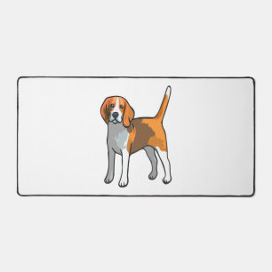 Beagle Dog T Shirt Desk Mat