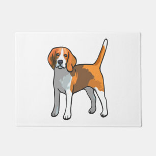 Beagle Dog T Shirt Doormat