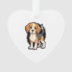 Beagle Dog T Shirt Ornament