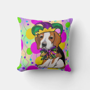 Beagle Dog Throw Pillow