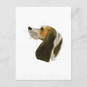 Beagle dog, tony fernandes postcard
