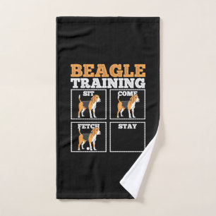Beagle Dog Training Dog Hand Towel