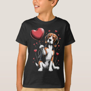 Beagle Dog Valentine's Day Dog Owner Valentine T-Shirt