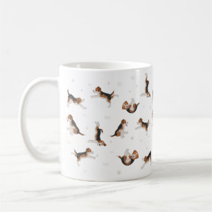 Beagle dog yoga mug