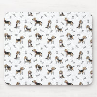 Beagle dogs pattern