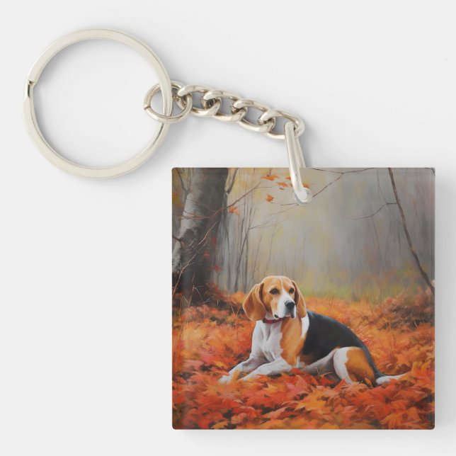 Beagle en automne Leaves automne Inspire (Devant)