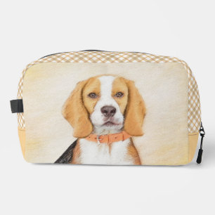 Beagle English Painting Tri Tricolor Cute Dog Art Dopp Kit
