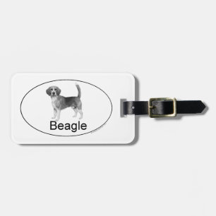 Beagle Euro-type Luggage Tag