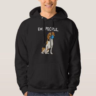 Beagle Ew People Dog Wearing Face Mask Hoodie