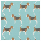 Beagle fabric - cute beagle dog fabric for quilts