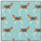 Beagle fabric - cute beagle dog fabric for quilts
