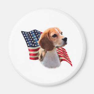 Beagle Flag Magnet