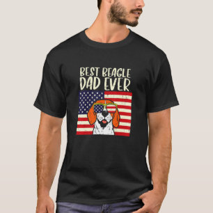Beagle Flag Patriotic Dog Owner Men T-Shirt