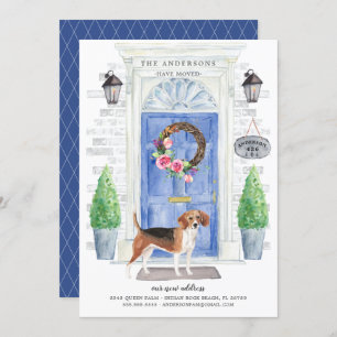 Beagle Front Door Moving Announcement