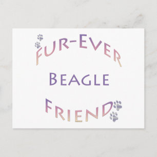 Beagle Furever Postcard