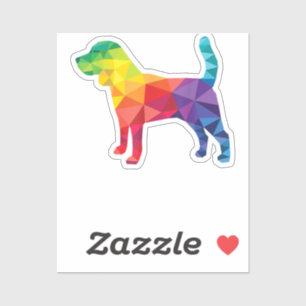 Beagle Gay Pride LGBT LGBTQ Rainbow Flag Dog Lover