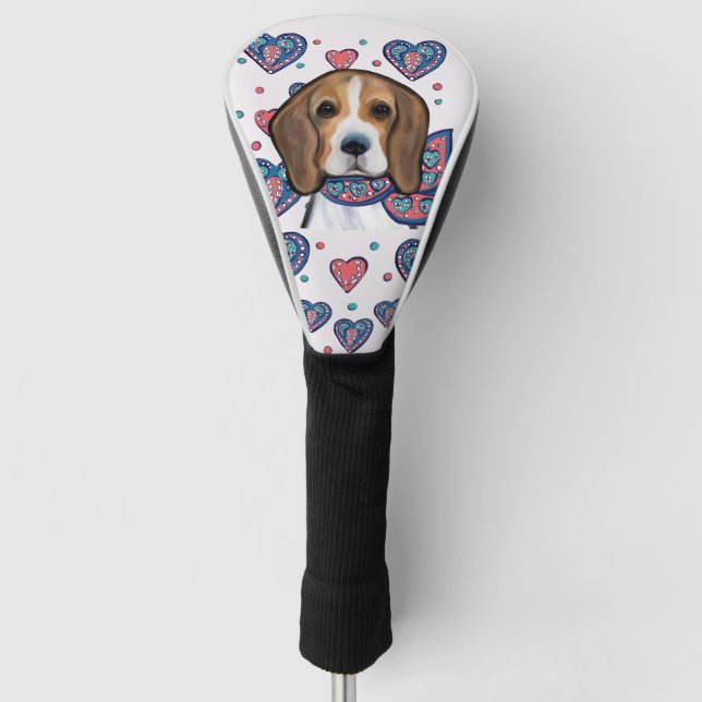 Beagle        golf head cover (Front)