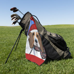 Beagle        golf towel
