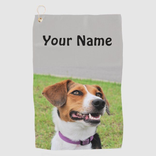 Beagle  golf towel (Front)