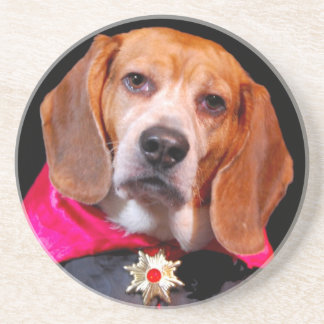 Beagle gothique, dessous de verre de Lugosi de