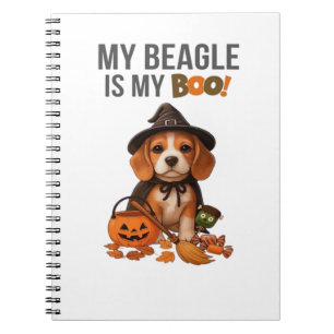 Beagle Halloween Costume  My Beagle is My Boo Dog  Notebook