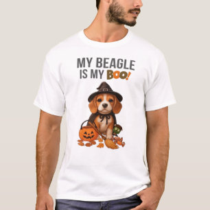 Beagle Halloween Costume My Beagle is My Boo Dog T-Shirt