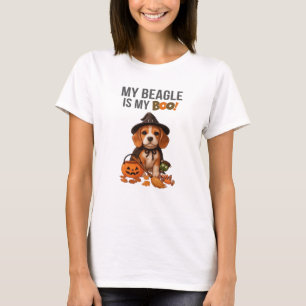 Beagle Halloween Costume My Beagle is My Boo Dog T-Shirt