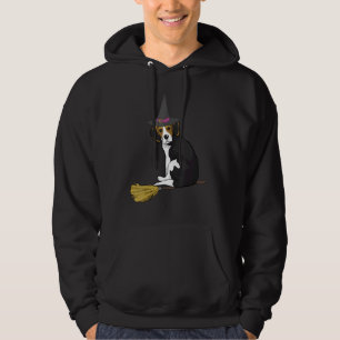 Beagle Halloween Witch Dog Costume Hoodie