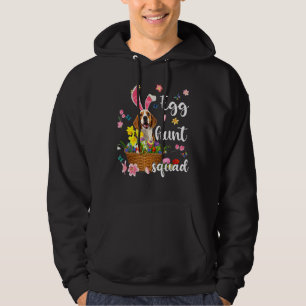 Beagle Happy Easter Day Easter Colourful Egg Hunt Hoodie