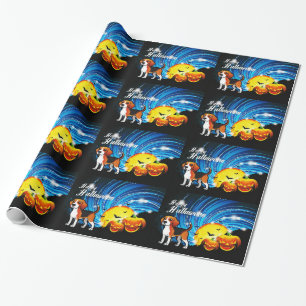Beagle Happy Halloween Wrapping Paper