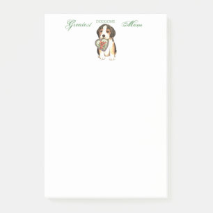Beagle Heart Mom Post-it Notes