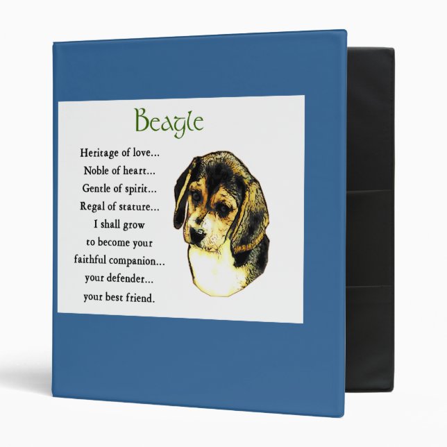 Beagle Heritage of Love Binder (Front/Inside)