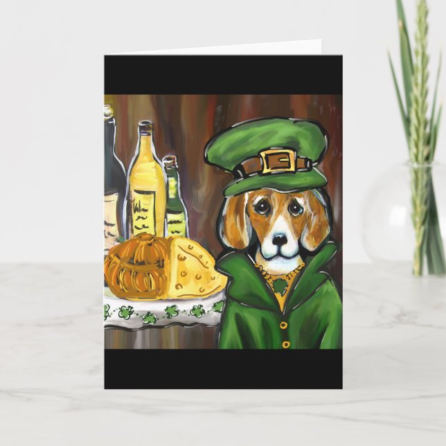 BEAGLE HOLIDAY CARD (Front)