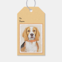 Beagle Hound Dog Painting Original Animal Art