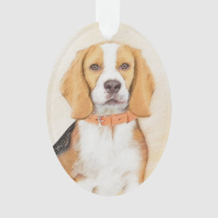 Beagle Hound Dog Peinture Animal Art original
