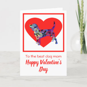 Beagle Hound Dog Valentine’s Day Greeting Card