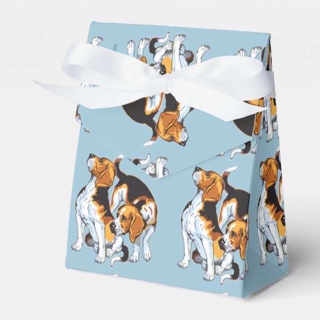 beagle hound favor box (Front Side)