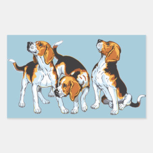beagle hound sticker